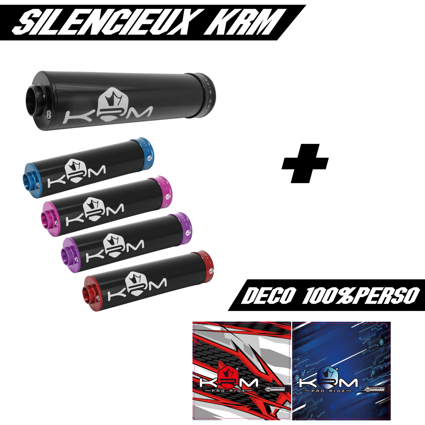 100% PERSO SILENCIEUX KRM + DECO