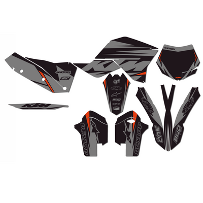 KIT DECO KTM 10 GREY