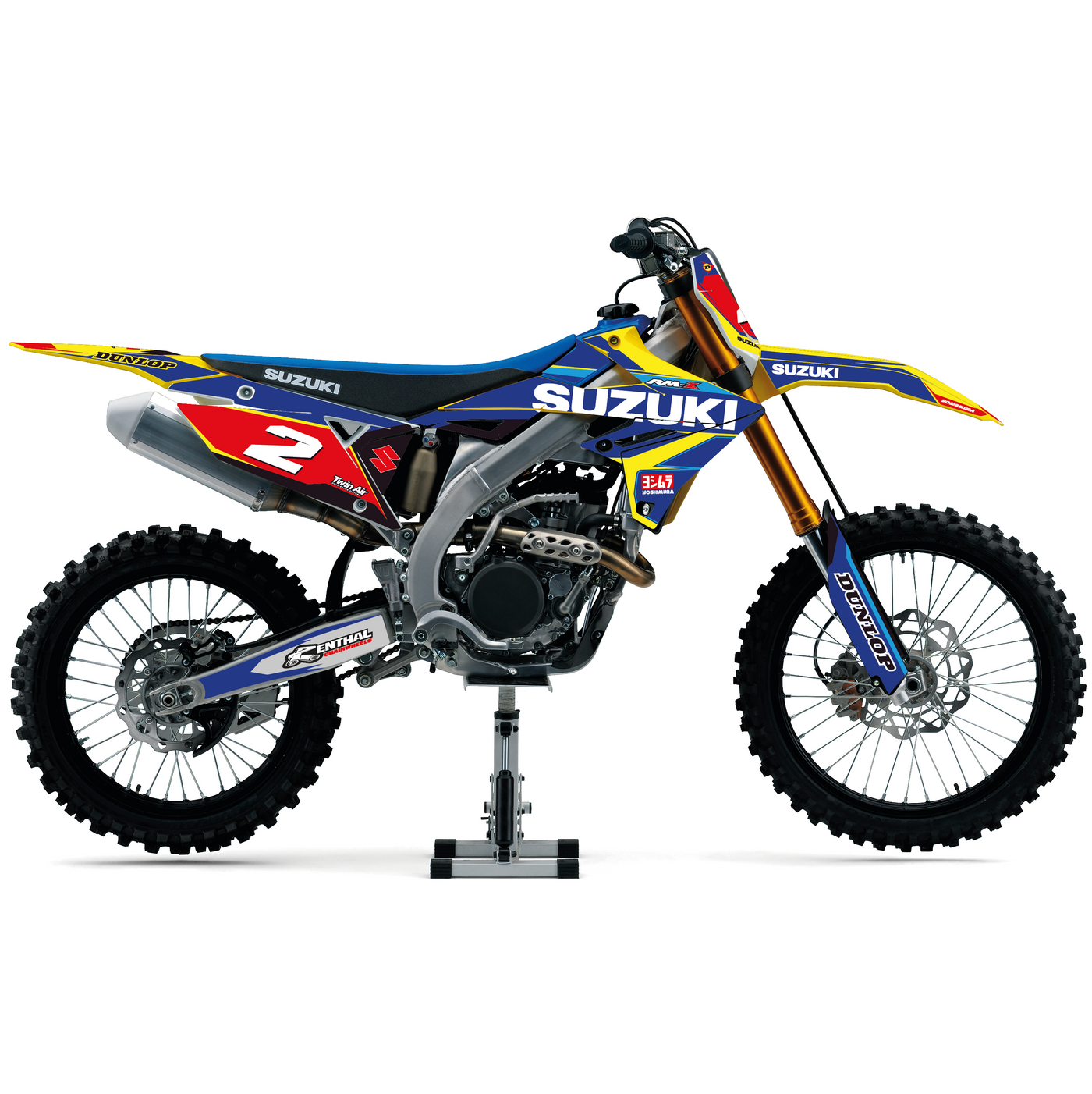 KIT DECO SUZUKI 1 BLEU ROUGE