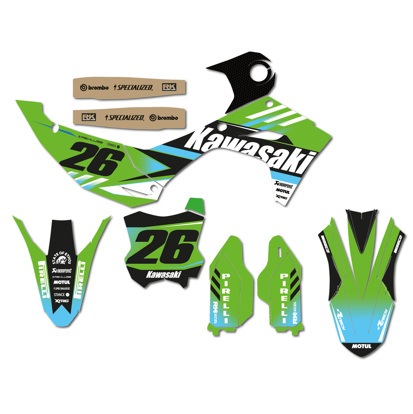 KIT DECO KAWASAKI 10