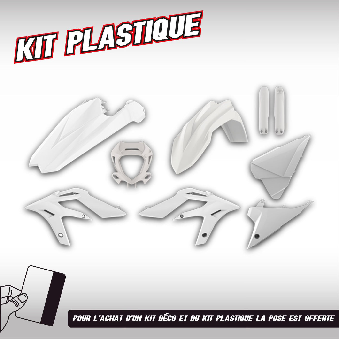 KIT PLASTIQUE 50CC / MX